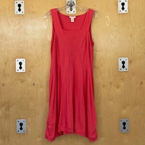 SUNDANCE Red Coral Midi Dress